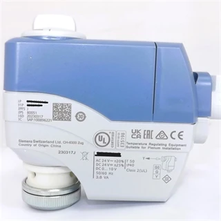 Siemens motor SSC61.5 24V, rugós visszatérítéssel