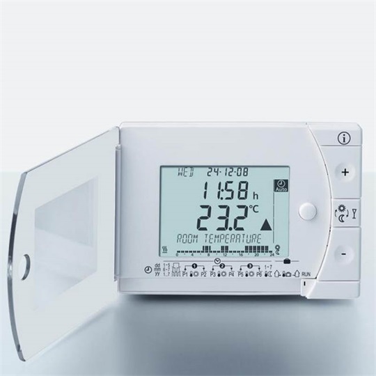 Siemens REV24 öntanuló vezetékes termosztát, heti programozású