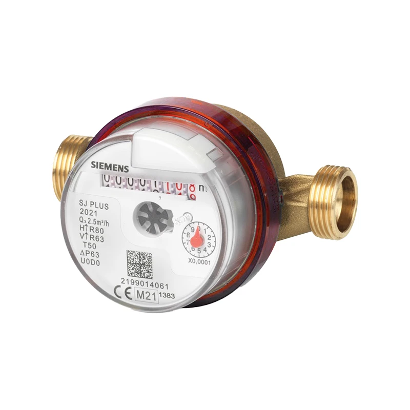 Siemens vízmennyiségmérő (egysugaras) 1/2"-os meleg Qn=2.5m3/h 110 mm