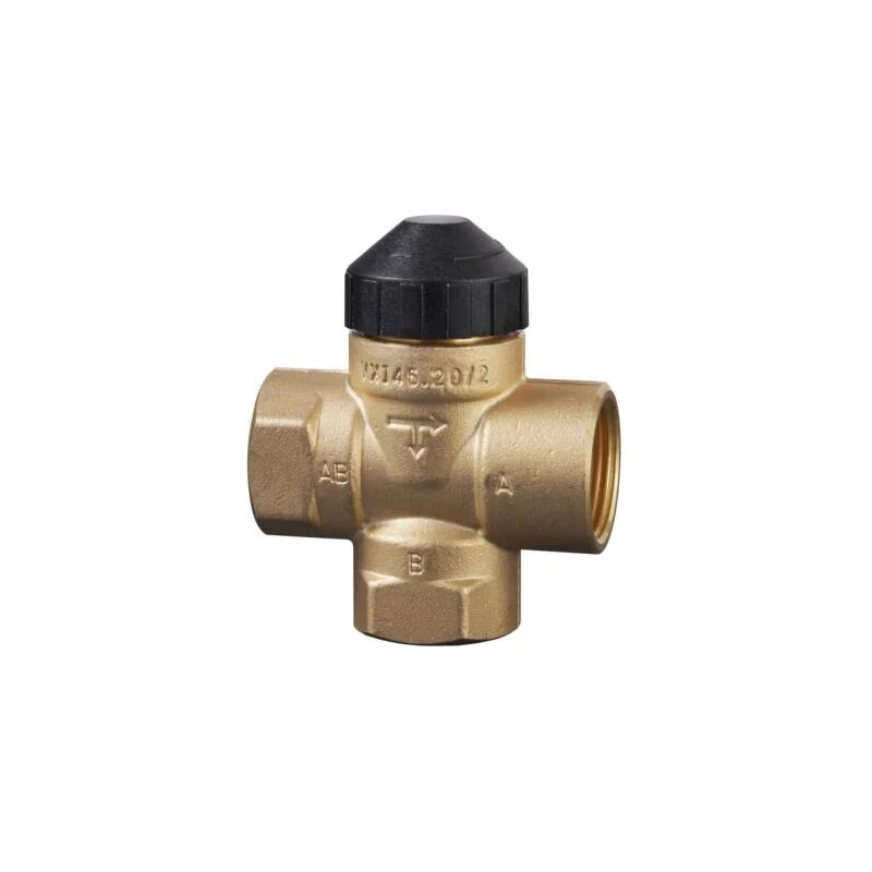 Siemens zónaszelep 2utú Dn20  3/4" Pn16 2-110C°-ig  váltószelep