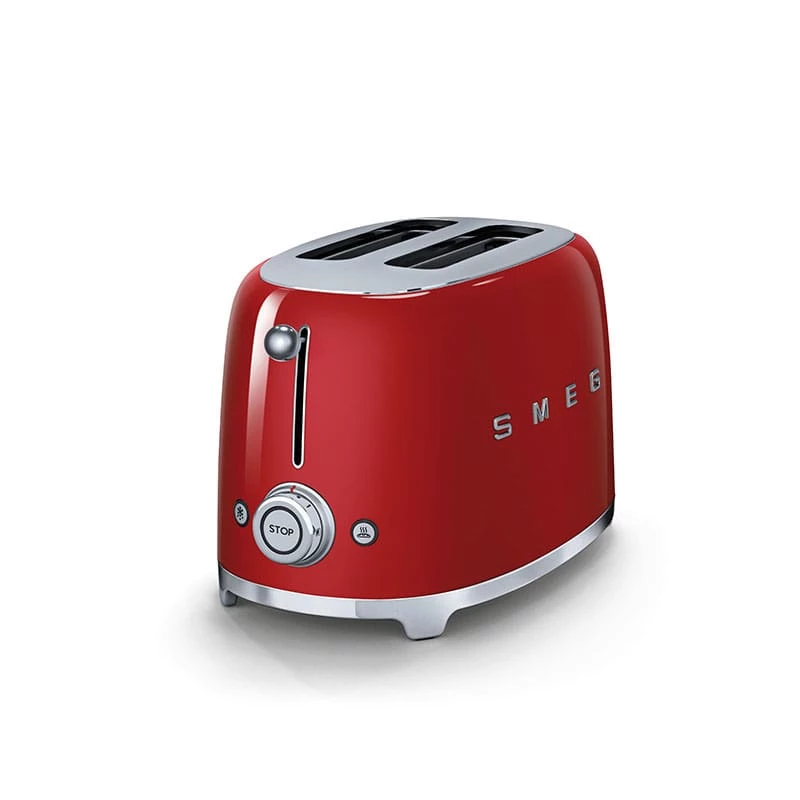 Smeg retro 2-szeletes kenyérpirító, piros