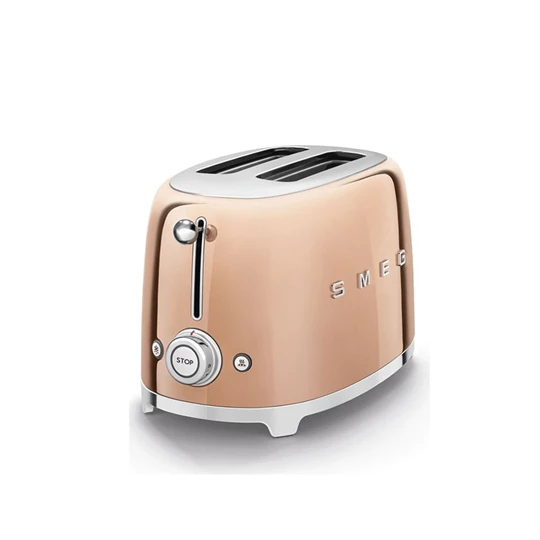Smeg retro 2-szeletes kenyérpirító, rosegold