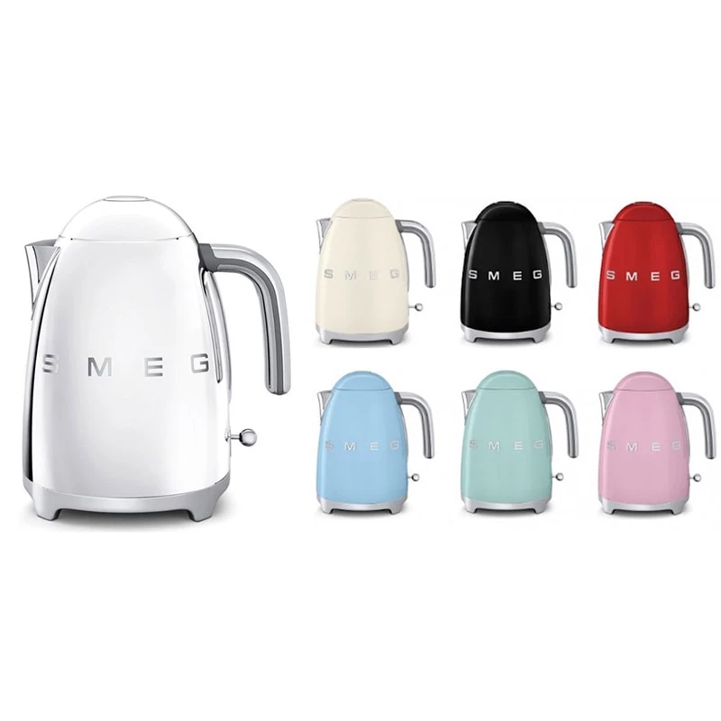 Smeg retro vízforraló, 1,7 liter, 2400 W, világoskék