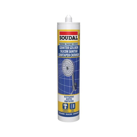 Soudal szaniter szilikon H/D/R transzparens, 310 ml