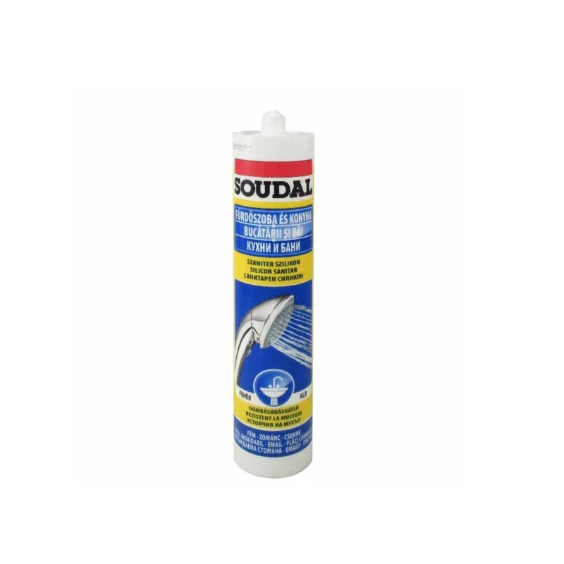 Soudal szaniter szilikon, fehér, 280 ml