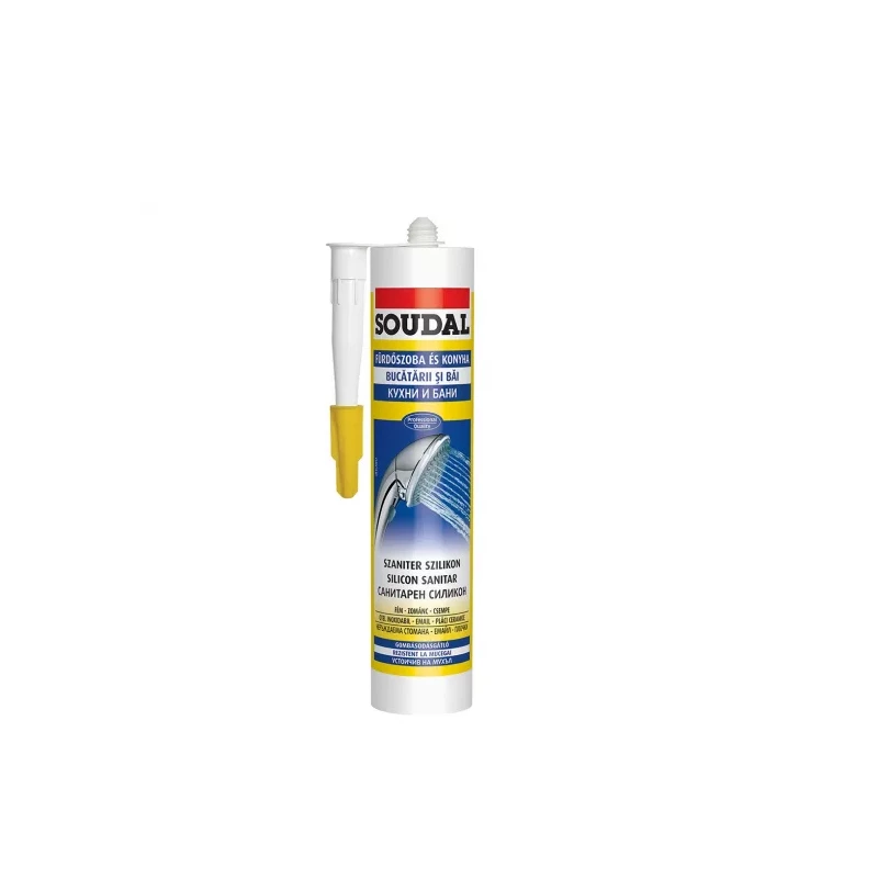 Soudal szaniter szilikon, transzparens, 280 ml