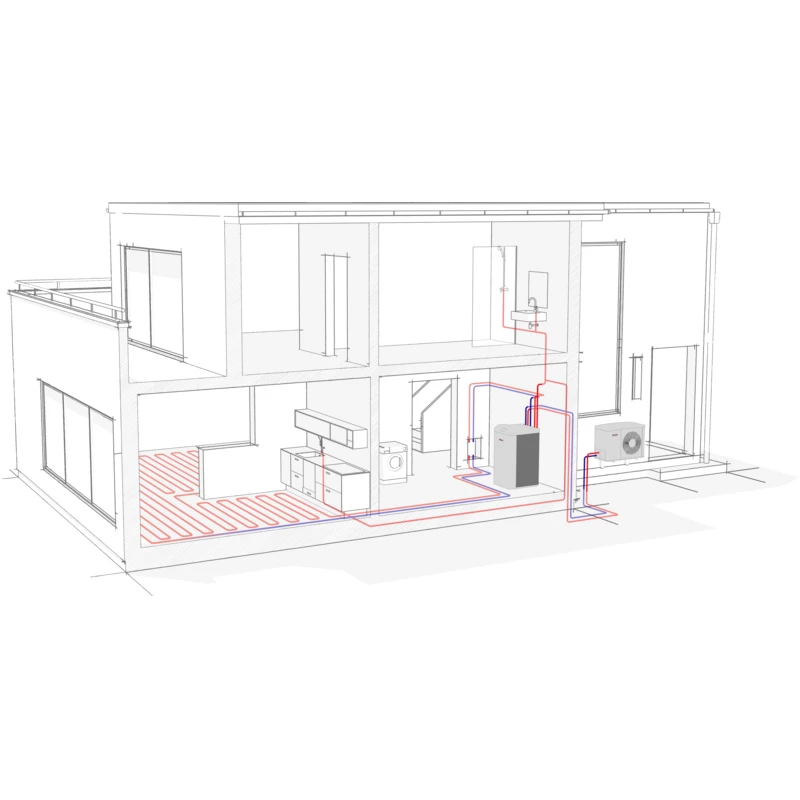 Stiebel Eltron HPA-O 8 CS Plus monoblokkos levegő/víz hőszivattyú