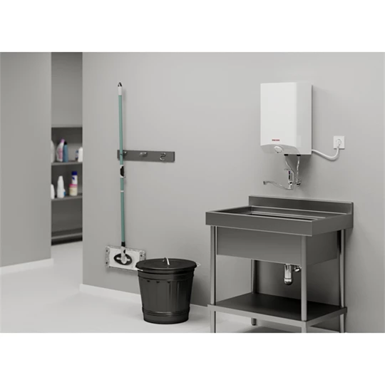 Stiebel Eltron elektromos tárolós vízmelegítő, pult fölé szerelhető, alsó csatlakozás, ESH 10 O-N Trend +A, csapteleppel