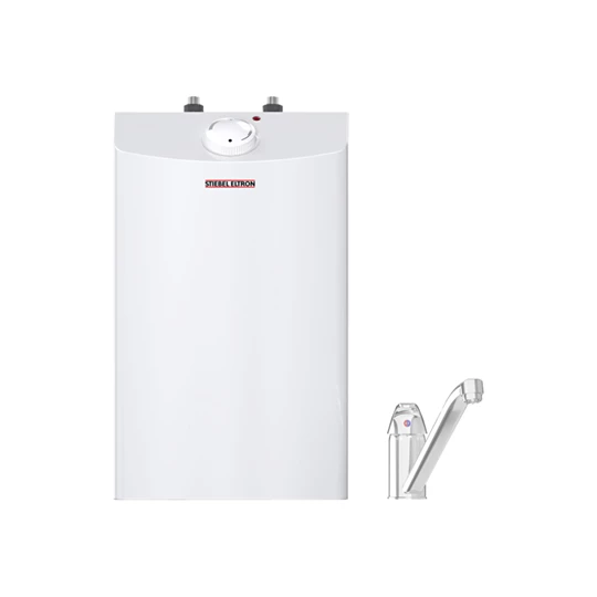 Stiebel Eltron elektromos tárolós vízmelegítő, pult alá szerelhető, felső csatlakozás, ESH 10 U-N Trend +A, csapteleppel