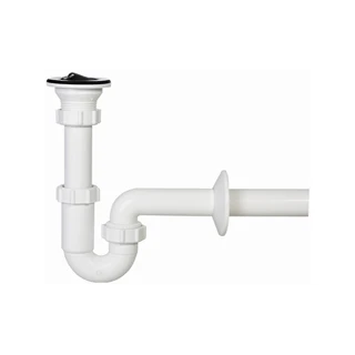 Styron csőszifon, 32 mm-es leeresztővel