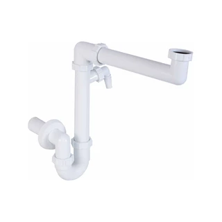 Styron helytakarékos csőszifon