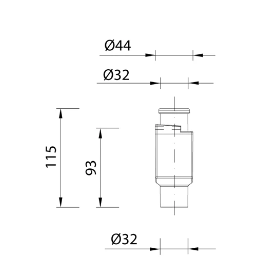 Styron klíma szifon előlap nélkül