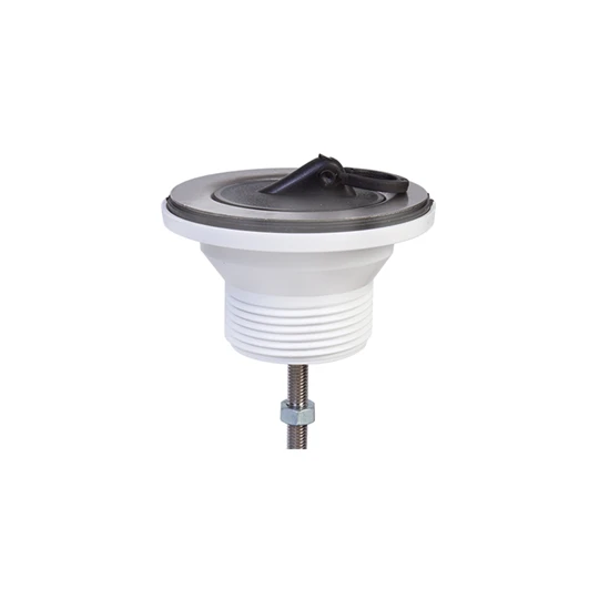 Styron leeresztőszelep 5/4" - 70mm-es tányérral és M6x70-es csavarral