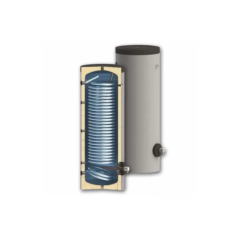 Sunsystem SWP NL 300l HMV-tároló egy hőcserélővel hőszivattyúhoz, 3,3m2, 610/1695mm