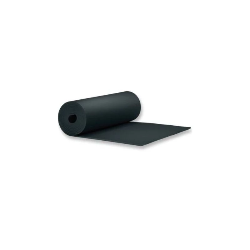 Szigetelő tekercselt lemez, kaucsuk (fekete),  19 mm, 1 m x 8 m ár=m2 NMC