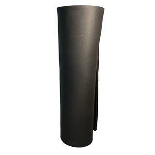 Szigetelő tekercselt lemez, kaucsuk (fekete),  19 mm, 1 m x 8 m ár=m2 NMC