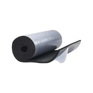 Szigetelő tekercselt lemez, öntapadós, kaucsuk (fekete), Kaimann K-FLEX ST, vastagság=13 mm, m2-ár, 14 m2/tekercs