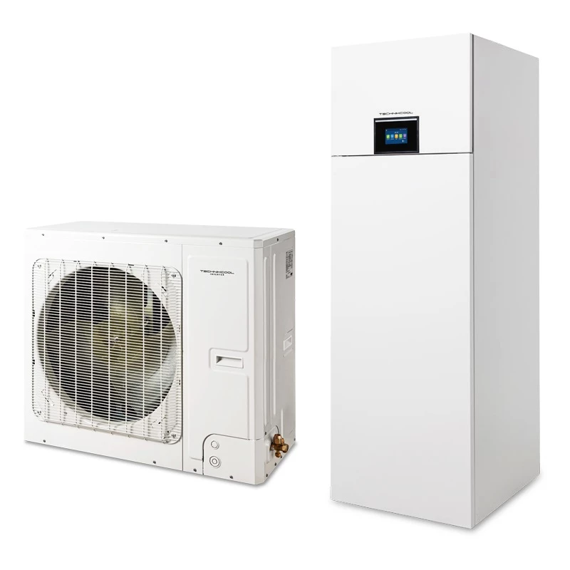 Technik Cool PRO split levegő-víz hőszivattyú beépített 185 literes HMV tárolóval, 12 kW, 3 fázisú, 400 V