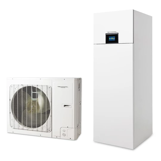 Technik Cool PRO split levegő-víz hőszivattyú beépített 185 literes HMV tárolóval, 6 kW, 1 fázisú, 230 V