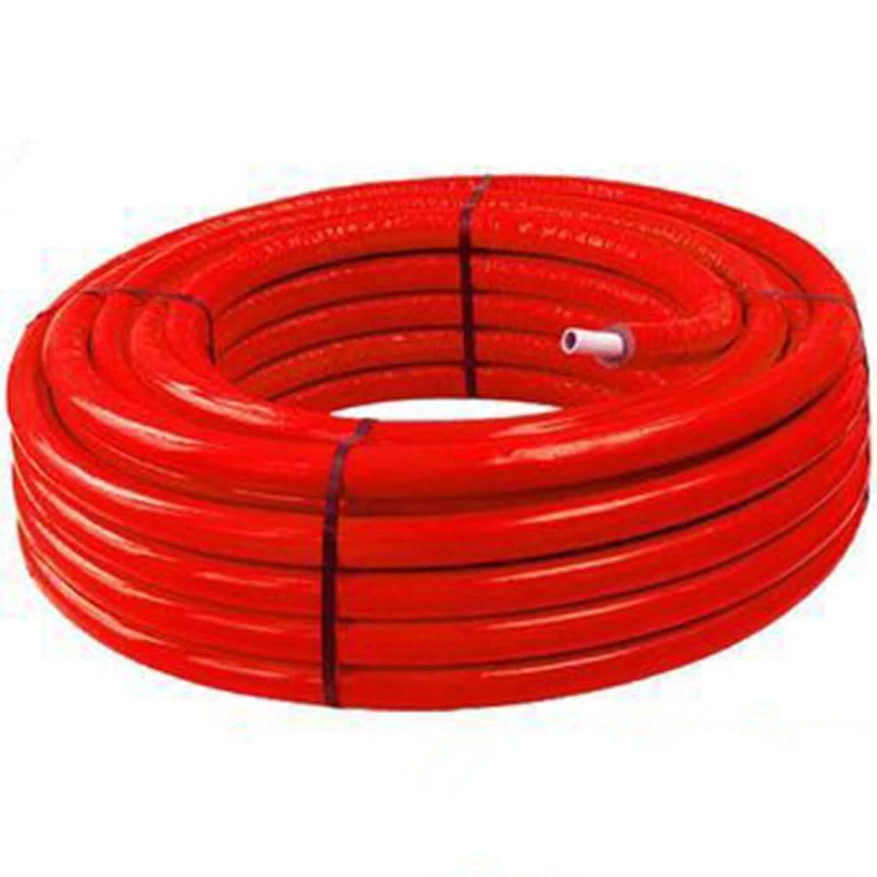 Technik Therm ötrétegű cső 20*2 PE-X, szigetelt piros, 50 fm/tekercs