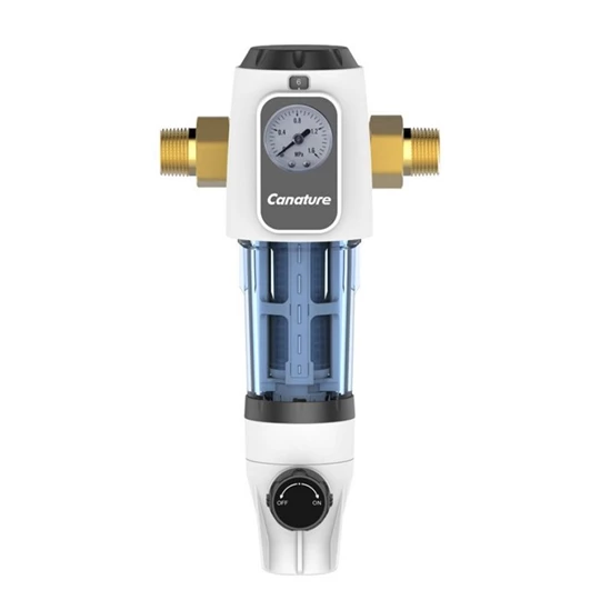 Technik Therm mechanikai ivóvíz szűrő+nyomásszab. 3/4" holl., 3 m3/h, 10 bar, 40 mikron, nyomásmérővel, nyomáscsökkentő