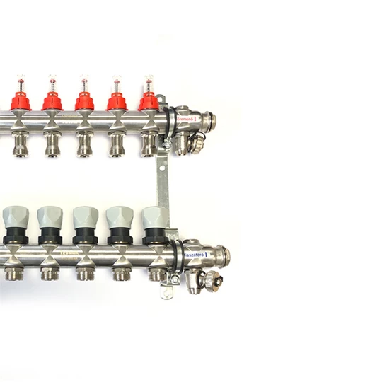 Technik Therm osztó áramlásm.10 körös rozsdamentes V&N