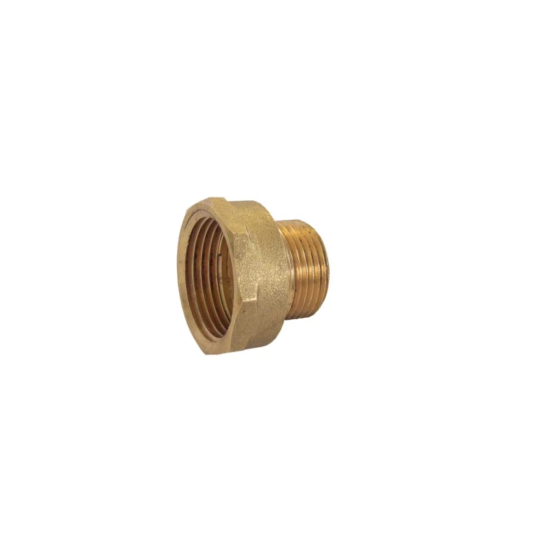 Sárgaréz szűkítő, belső-külső menet, BK,  1" - 1/2", Technik Therm