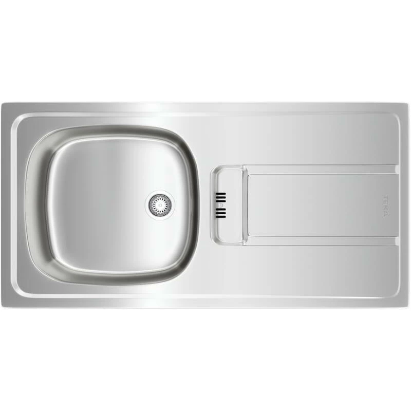 Teka Inset rozsdamentes acél mosogató tálca, Gravity 45 E-XP 1B 1D + Gravity 45 szifon 3 1/2