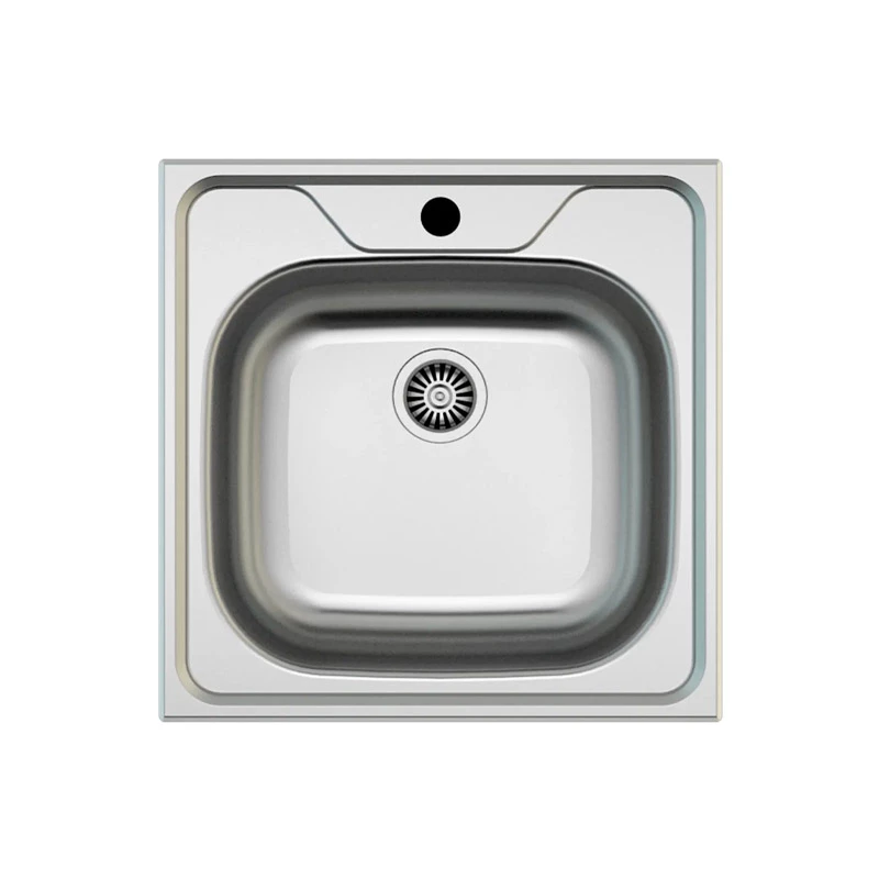 Mofém rozsdamentes acél mosogatótálca, 1 medence ,  EVO2 1B 480x480 mm