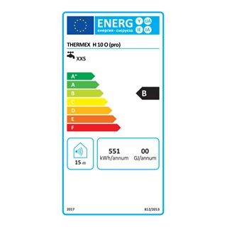 Thermex Hit PRO - H 10 O villanybojler pult feletti alsó kifolyású (10 liter - 1,5 kW)