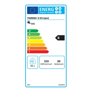 Thermex Hit PRO - H 10 U villanybojler pult alatti felső kifolyású (10 liter - 1,5 kW)