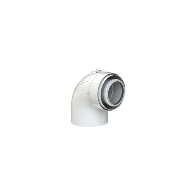 Tricox PPs/Alu ellenőrző könyök 80/125mm, 90°