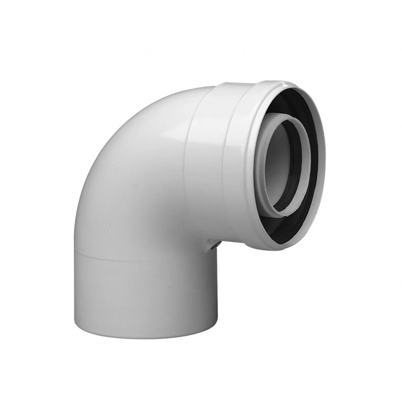 Tricox PPs/Alu könyök 80/125mm, 87°