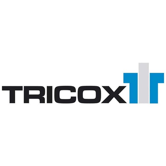 Tricox PPs bekötő könyök 80mm tartó sínnel