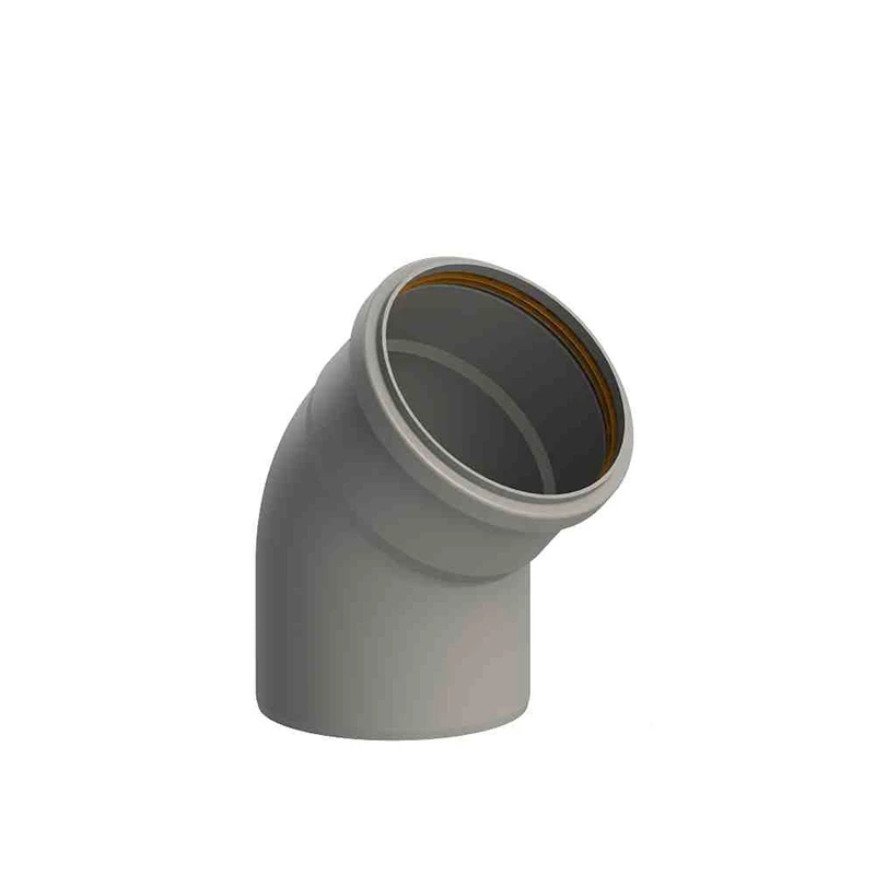 Tricox PPs könyök 60mm, 45°