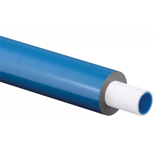 Uponor Uni Pipe PLUS szigetelt ötrétegű cső S15 32x3mm, kék 15 mm-es szigeteléssel, 25 fm/tekercs