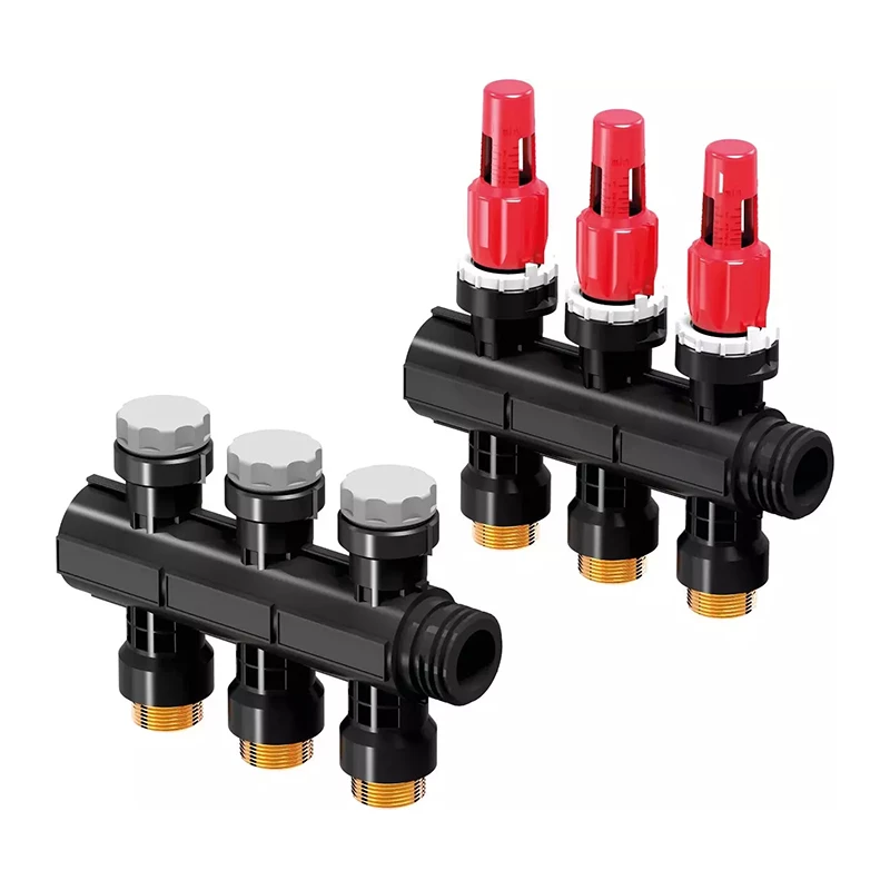 Uponor Vario Plus osztó-gyűjtő áramlásmérővel 3×3/4" 