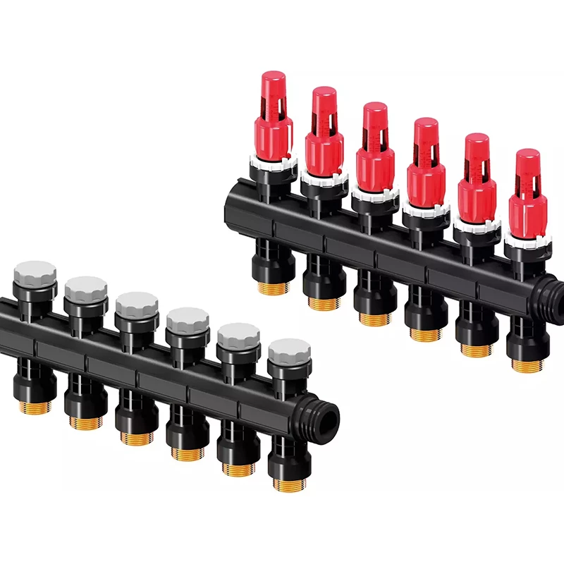 Uponor Vario Plus osztó-gyűjtő áramlásmérővel 6×3/4" 