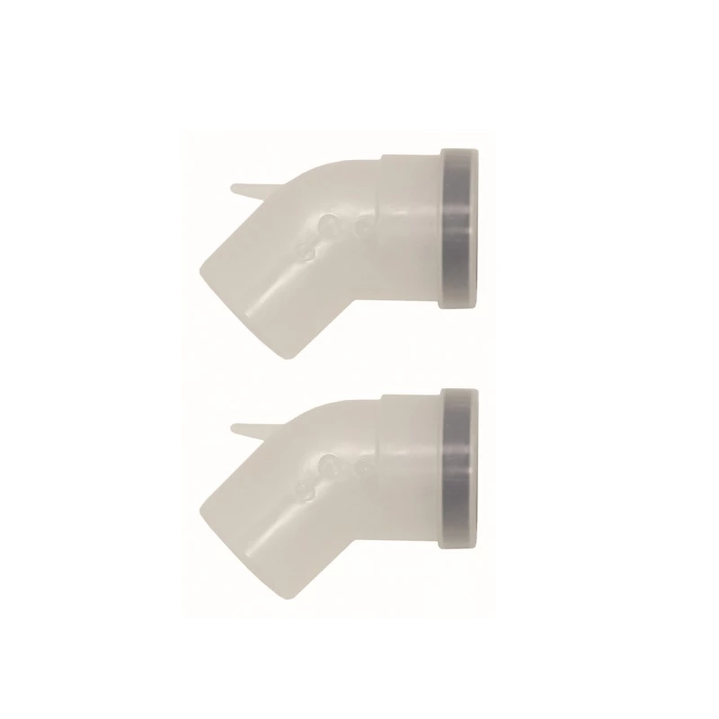 Vaillant égéstermék-elvezetés, osztott és aknás, 80 mm-PP, könyökidom 45° (2 db)