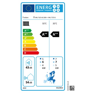 Vaillant aroTHERM Split VWL 75/5 AS 230V osztott rendszerű split levegő/víz hőszivattyú