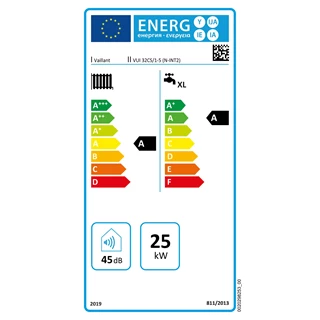 Vaillant ecoTEC plus IoniDetect VUI 32 CS/1-5 (N-INT2) Fali kondenzációs beépített tárolós gázkazán