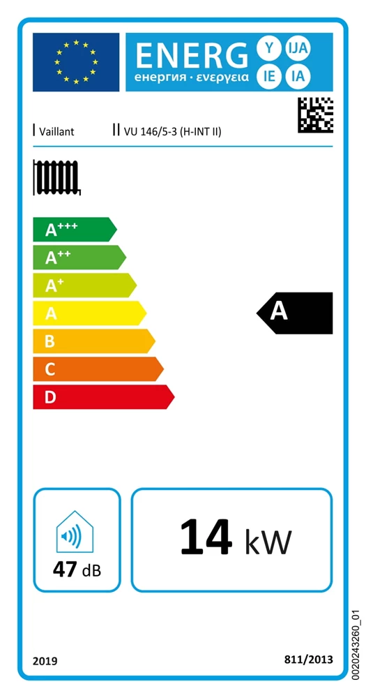 Vaillant ecoTEC Pro VU 146/5-3 (H-INT II) kondenzációs fali fűtő gázkazán