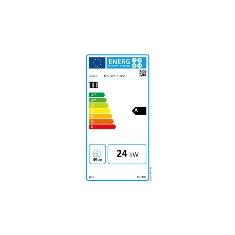 Vaillant ecoTEC pure VU 246/7-2 (H-INT II) Fali kondenzációs fűtő gázkazán