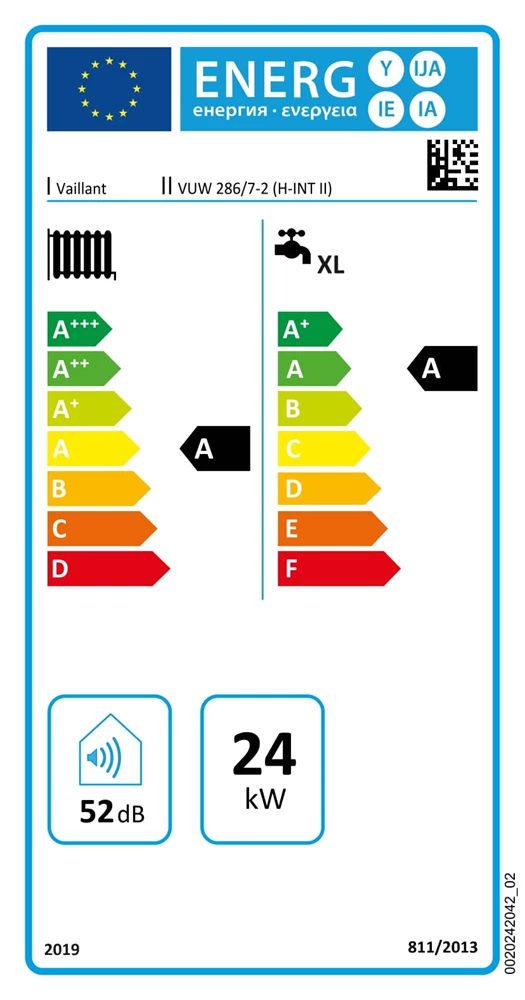 Vaillant ecoTEC Pure VUW 286/7-2 (H-INT II) Fali kondenzációs kombi gázkazán
