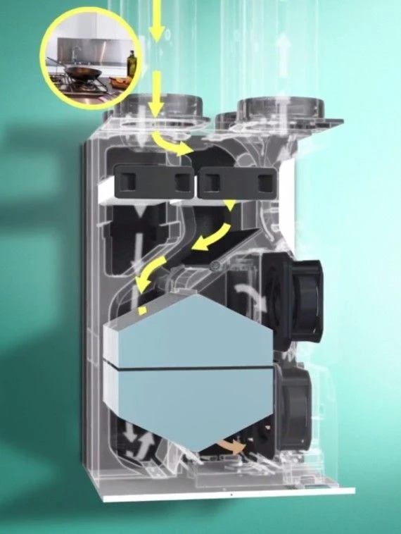 Vaillant lakásszellőztető készülék, recoVAIR VAR 260/4****