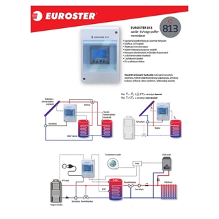 Vezérlés Euroster 813 puffer-szivattyú