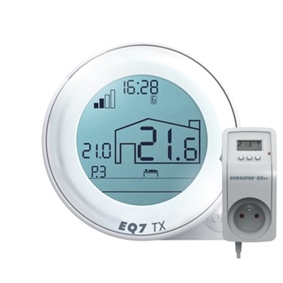 Euroster Q7RF vezeték nélküli digitális termosztát, heti programozású