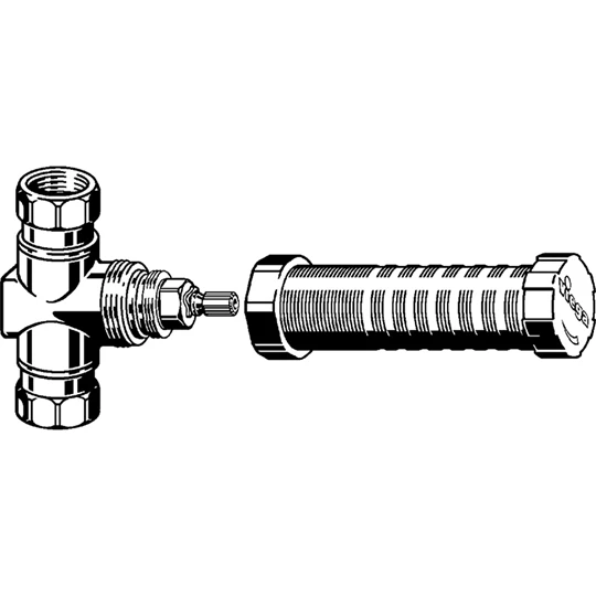 Viega Easytop csempeszelep, 3/4", vakolat alatti