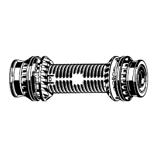 Viega Geopress K gas javító toldó idom, 32 - 32 mm (1"), SC-Contur-ral, fekete műanyag, 9715.5G