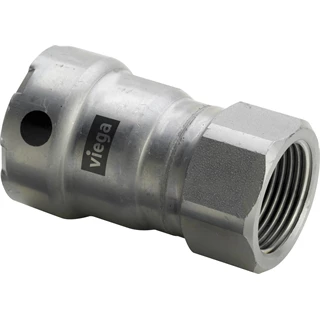 Viega Megapress csatlakozó idom, pressz-belső menet, 3/8" - 3/8" BM, horganyzott acél